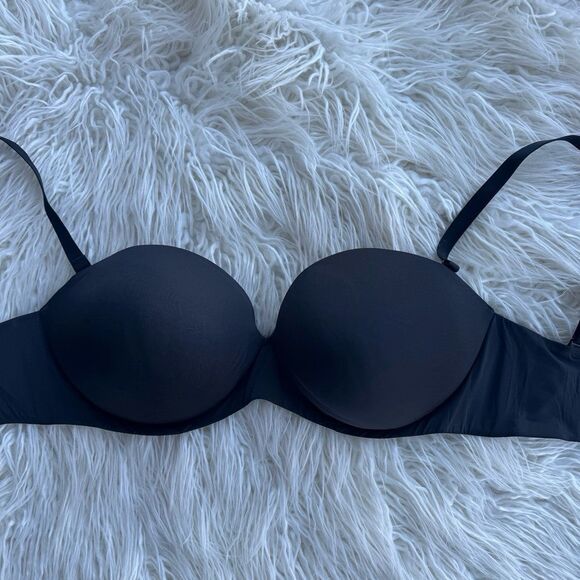 Skims Ultimate Push Up Strapless Bra Onyx Size 36DDD - Picture 4 of 7